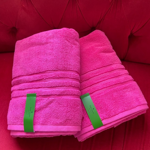 Kate Spade Bath Towel Set of 2 NWT - Picture 2 of 6